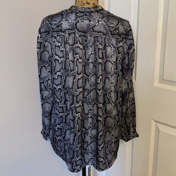 Michael Kors snake skin blouse - Picture 5 of 6